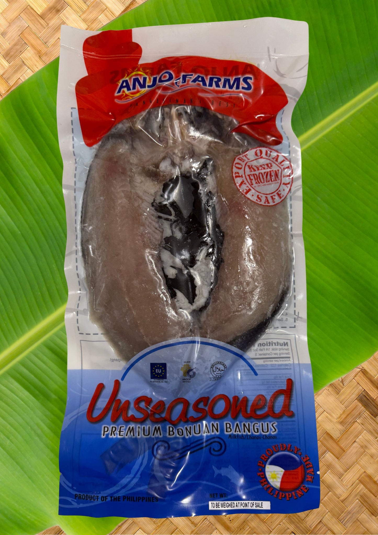 Anjo Farms Unseasoned Premium Bangus (Introductory Price ONLY!!! 450g-550g)